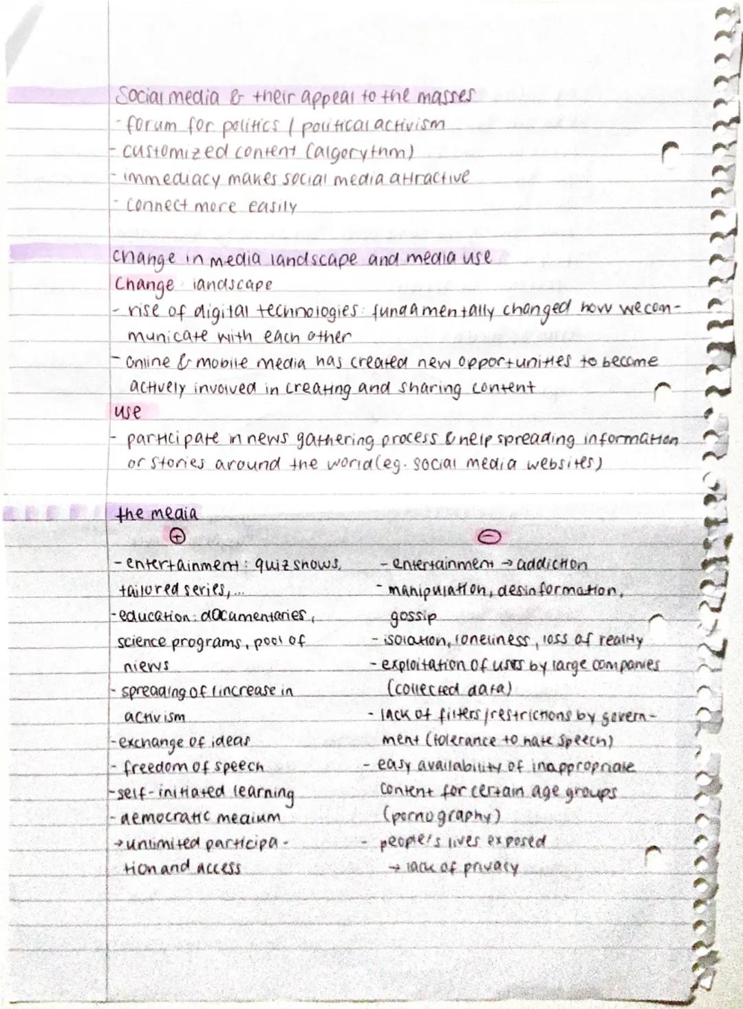 --- OCR Start ---
C
the media
what are they made for politically?
politicians can connect directly to their voters and get attention
politic