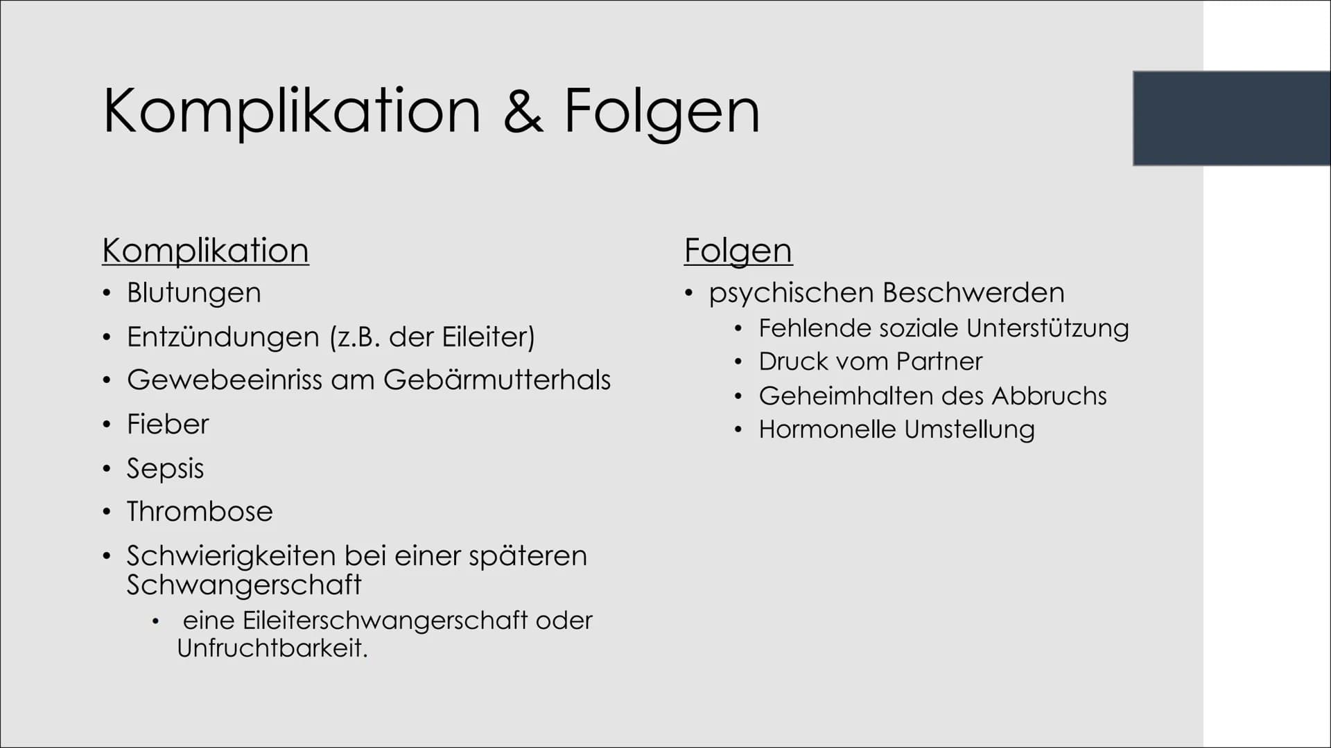 § 218
Schwangerschaftsabbruch Inhaltsverzeichnis
●
●
●
●
●
Allgemeines
Vorstellung des Paragraphen
• § 218a Straflosigkeit des Schwangerscha