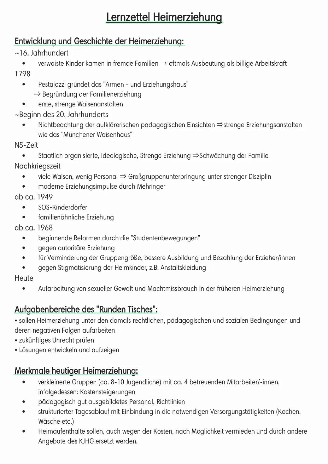 Heimerziehung 