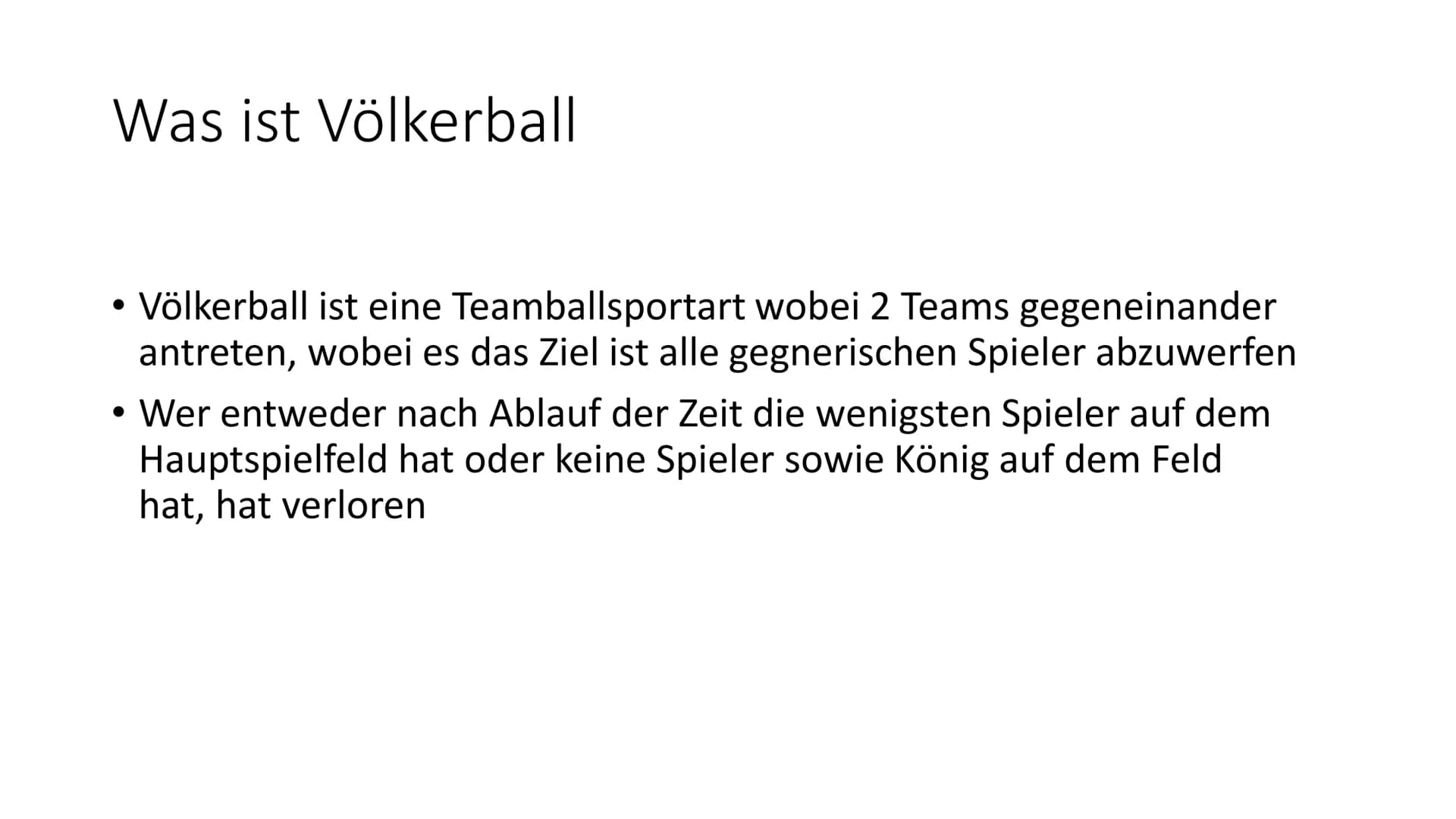 KOGELAN
DODGEBALL
GEMOR
SPORT-THIEMT
Völkerball
VÖLKERBALL
KLASSISCH
1¹1
www.viamingo.de
↑ Gliederung
• Was ist Völkerball
Einteilung des Sp