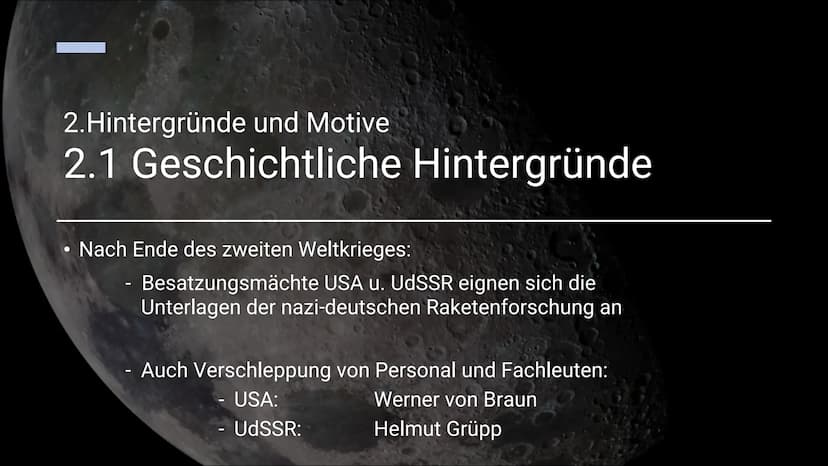 USA und Sowjetunion im
Kalten Krieg
Space Race Handout Space Race
Definition:
Meilensteine:
1955:
1957:
1958:
1961:
1961:
1965:
1966:
1968:
