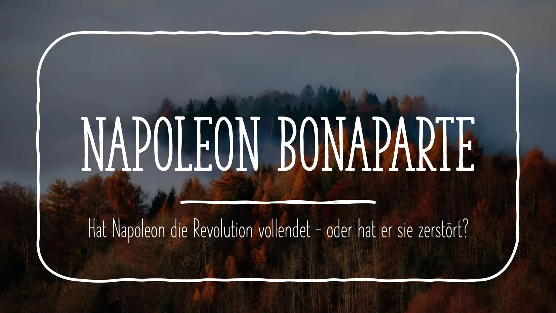 NAPOLEON BONAPARTE
Hat Napoleon die Revolution vollendet - oder hat er sie zerstört? GLIEDERUNG
Wer war eigentlich Napoleon
Lebenslauf
1.
2
