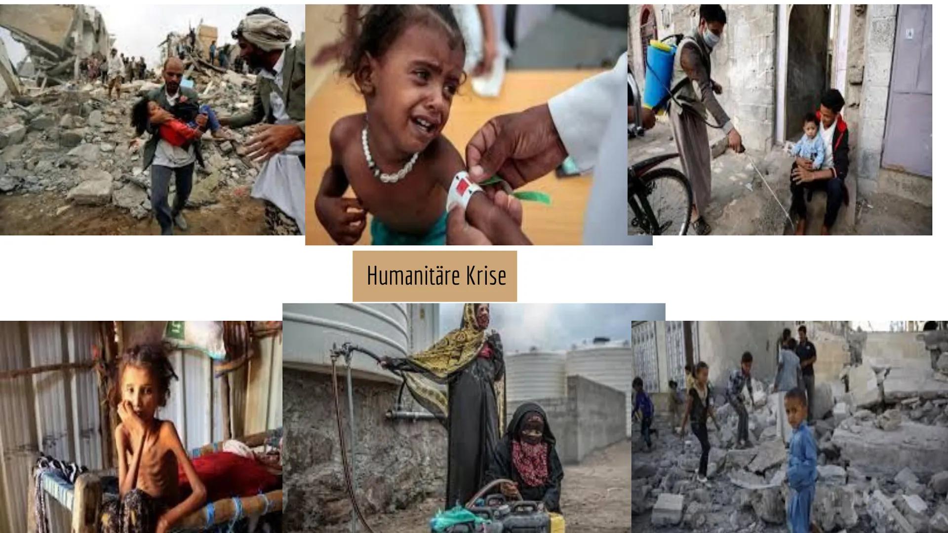Konflikt in Jemen
888000 Inhaltsverzeichnis
- Lage
- Entwicklung des Konflikts
- Humanitäre Lage
- zentrale Konfliktfelder (Wirtschaft, Reli