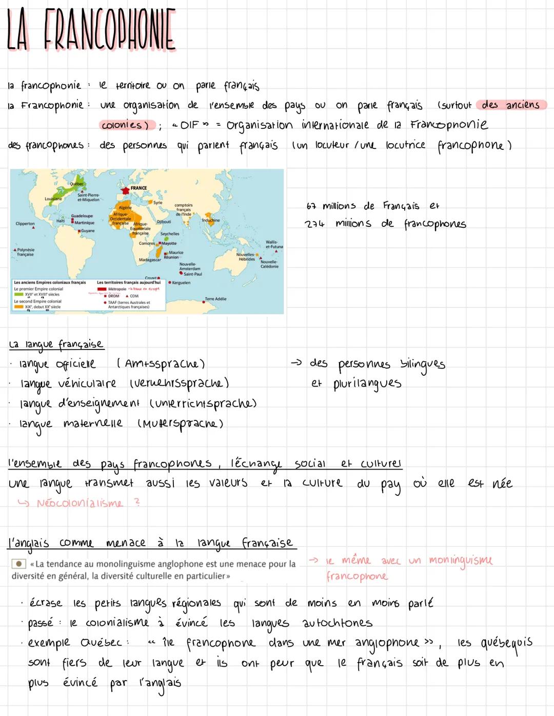 wichtige unterrichtsthemen

Französisch

Oberstufe

Übersicht Themen

*   Paris
*   cultures et médias
*   la francophonie
*   une société M