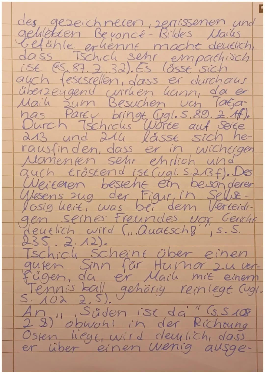 Tschick
mit einem
Der Adoles zenzroman Tschich
geschrieben von Wolfgang Herrendarf
im Jahre 2010, handelt von
zwei Jugendlichen, die
gestohl