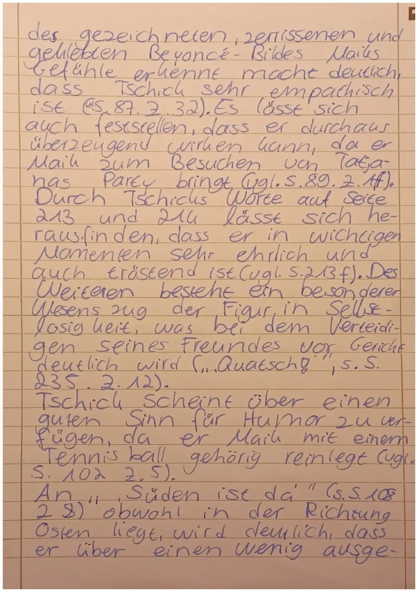 Tschick
mit einem
Der Adoles zenzroman Tschich
geschrieben von Wolfgang Herrendarf
im Jahre 2010, handelt von
zwei Jugendlichen, die
gestohl