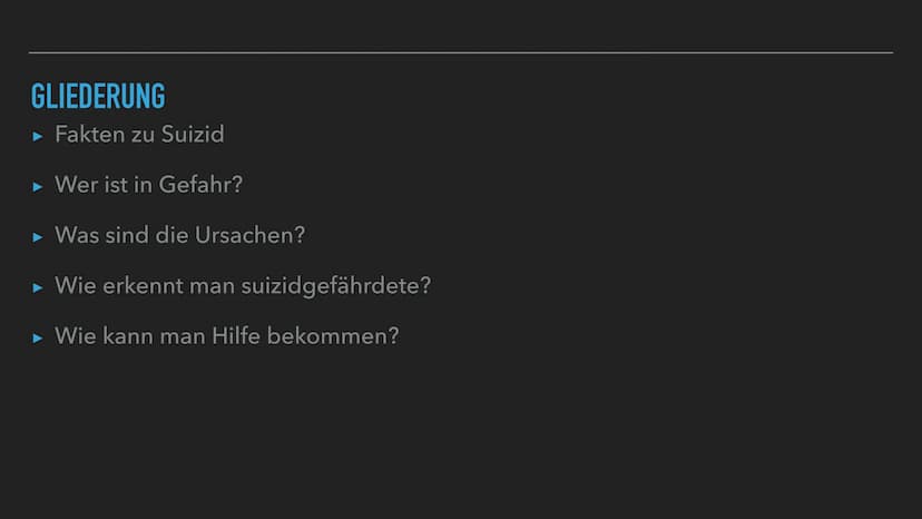 VERZWEIFLUNG
SELBSTZWEIFEL
SUIZID STRESS MÜDIGKEIT
ÜBERFORDERUNG FRUSTRATION
SORGEN
HOFFNUNGSLOS PANIK 5 MUTLOSIGKEITANTRIEBSLOSIGKEIT
ERECH