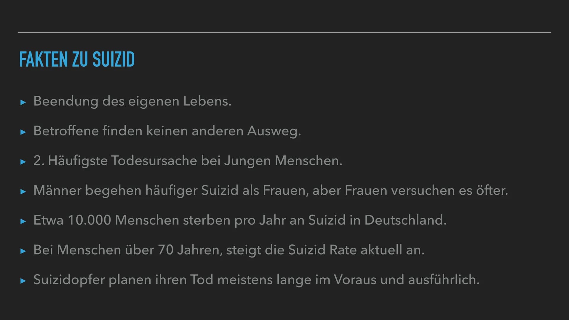 VERZWEIFLUNG
SELBSTZWEIFEL
SUIZID STRESS MÜDIGKEIT
ÜBERFORDERUNG FRUSTRATION
SORGEN
HOFFNUNGSLOS PANIK 5 MUTLOSIGKEITANTRIEBSLOSIGKEIT
ERECH