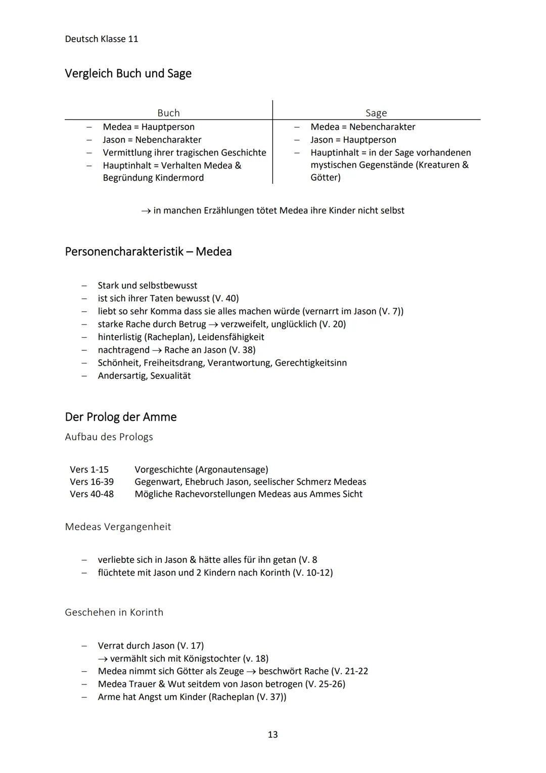 Deutsch Klasse 11
RÜCKBLICK KLASSE 10
Barock/Barockmusik
Begriff für die Epoche von etwa 1600 1750 (etwa Gleichlaufend mit der europäischen
