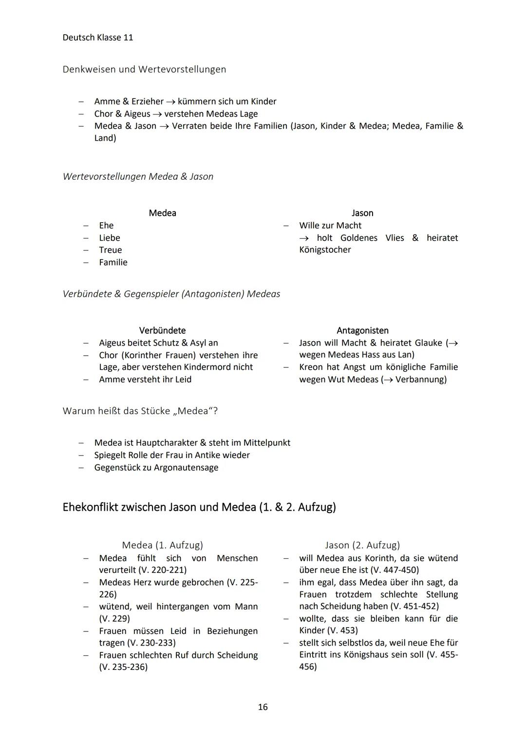 Deutsch Klasse 11
RÜCKBLICK KLASSE 10
Barock/Barockmusik
Begriff für die Epoche von etwa 1600 1750 (etwa Gleichlaufend mit der europäischen
