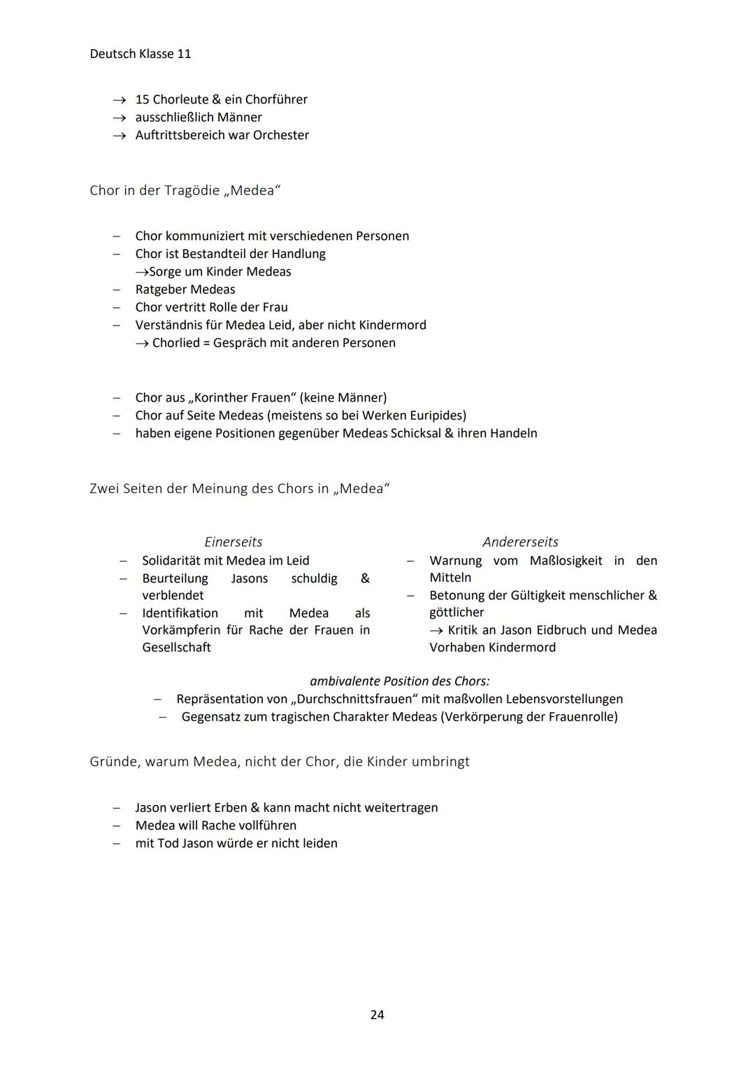 Deutsch Klasse 11
RÜCKBLICK KLASSE 10
Barock/Barockmusik
Begriff für die Epoche von etwa 1600 1750 (etwa Gleichlaufend mit der europäischen
