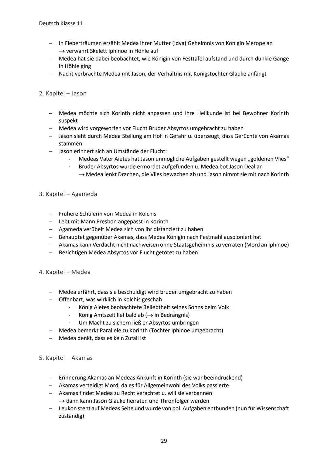 Deutsch Klasse 11
RÜCKBLICK KLASSE 10
Barock/Barockmusik
Begriff für die Epoche von etwa 1600 1750 (etwa Gleichlaufend mit der europäischen
