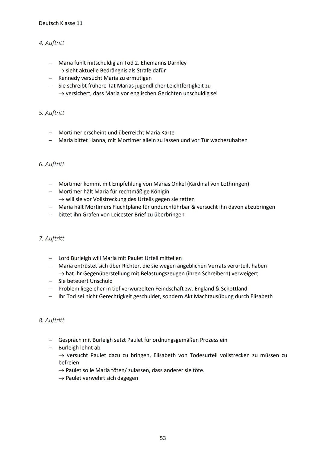 Deutsch Klasse 11
RÜCKBLICK KLASSE 10
Barock/Barockmusik
Begriff für die Epoche von etwa 1600 1750 (etwa Gleichlaufend mit der europäischen
