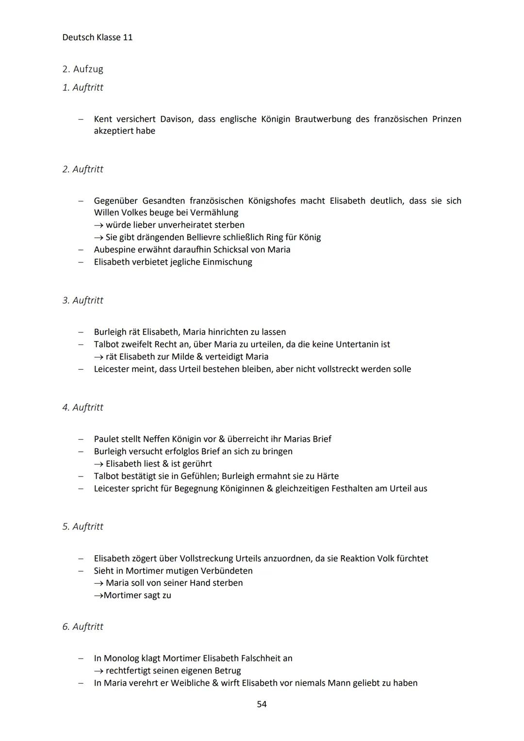 Deutsch Klasse 11
RÜCKBLICK KLASSE 10
Barock/Barockmusik
Begriff für die Epoche von etwa 1600 1750 (etwa Gleichlaufend mit der europäischen
