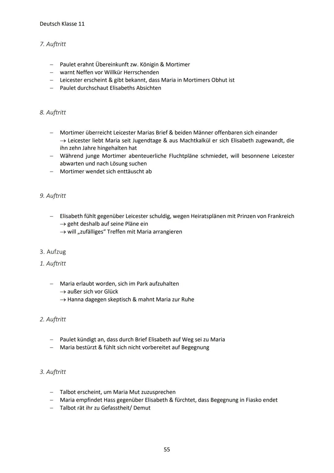 Deutsch Klasse 11
RÜCKBLICK KLASSE 10
Barock/Barockmusik
Begriff für die Epoche von etwa 1600 1750 (etwa Gleichlaufend mit der europäischen
