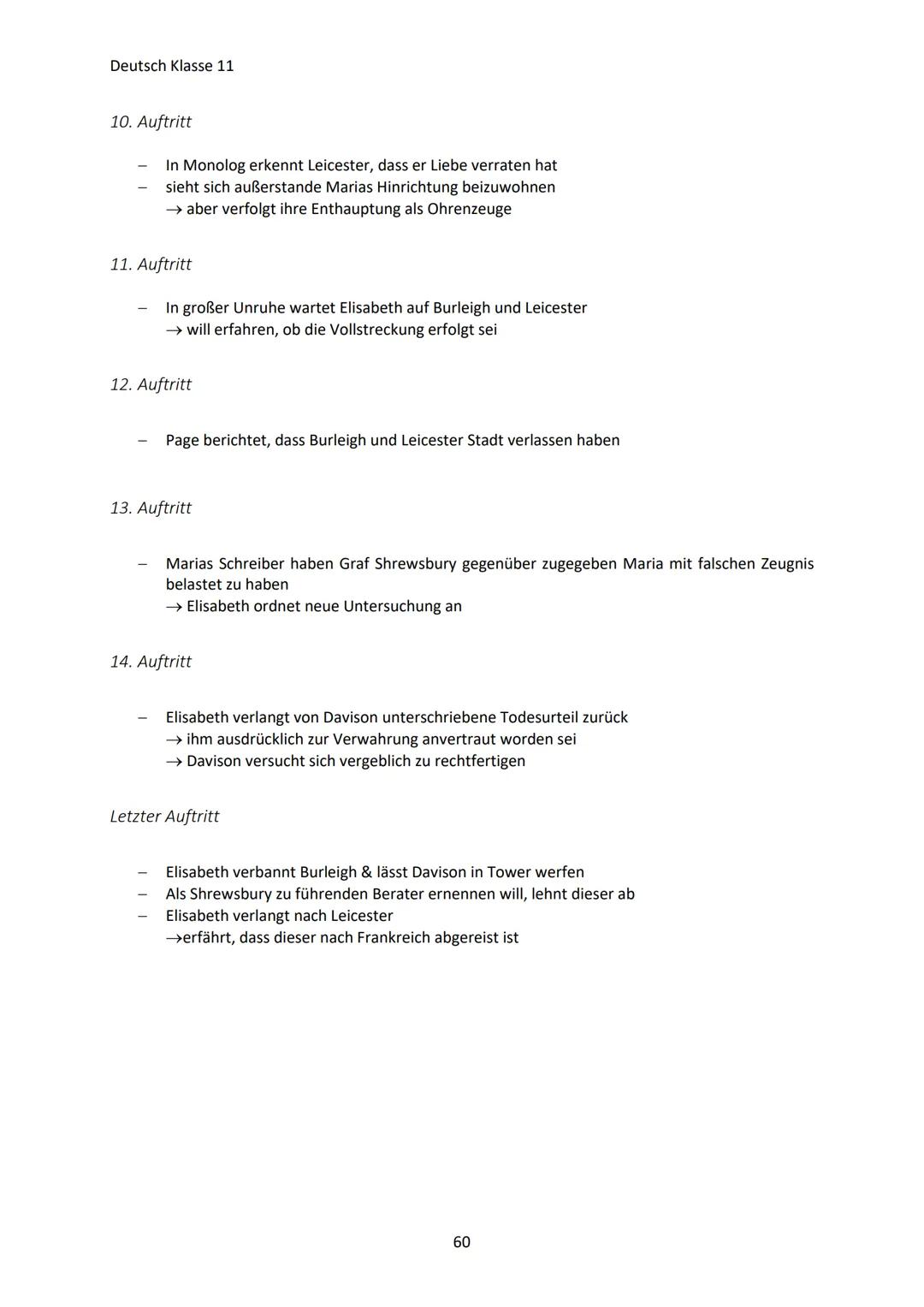 Deutsch Klasse 11
RÜCKBLICK KLASSE 10
Barock/Barockmusik
Begriff für die Epoche von etwa 1600 1750 (etwa Gleichlaufend mit der europäischen
