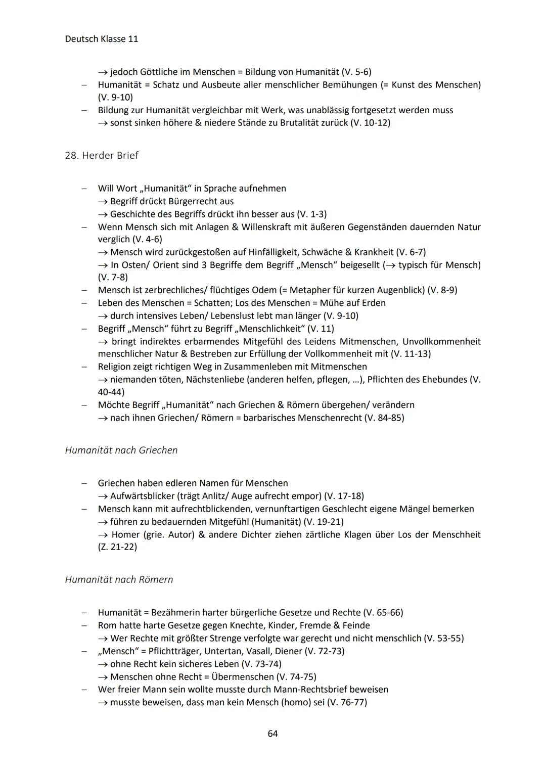 Deutsch Klasse 11
RÜCKBLICK KLASSE 10
Barock/Barockmusik
Begriff für die Epoche von etwa 1600 1750 (etwa Gleichlaufend mit der europäischen
