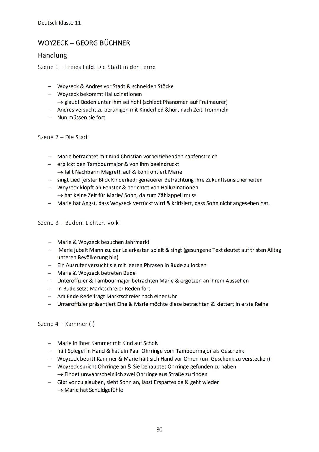 Deutsch Klasse 11
RÜCKBLICK KLASSE 10
Barock/Barockmusik
Begriff für die Epoche von etwa 1600 1750 (etwa Gleichlaufend mit der europäischen
