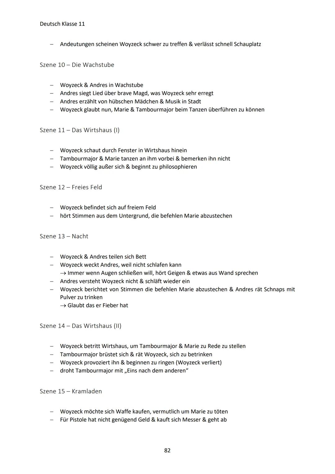 Deutsch Klasse 11
RÜCKBLICK KLASSE 10
Barock/Barockmusik
Begriff für die Epoche von etwa 1600 1750 (etwa Gleichlaufend mit der europäischen
