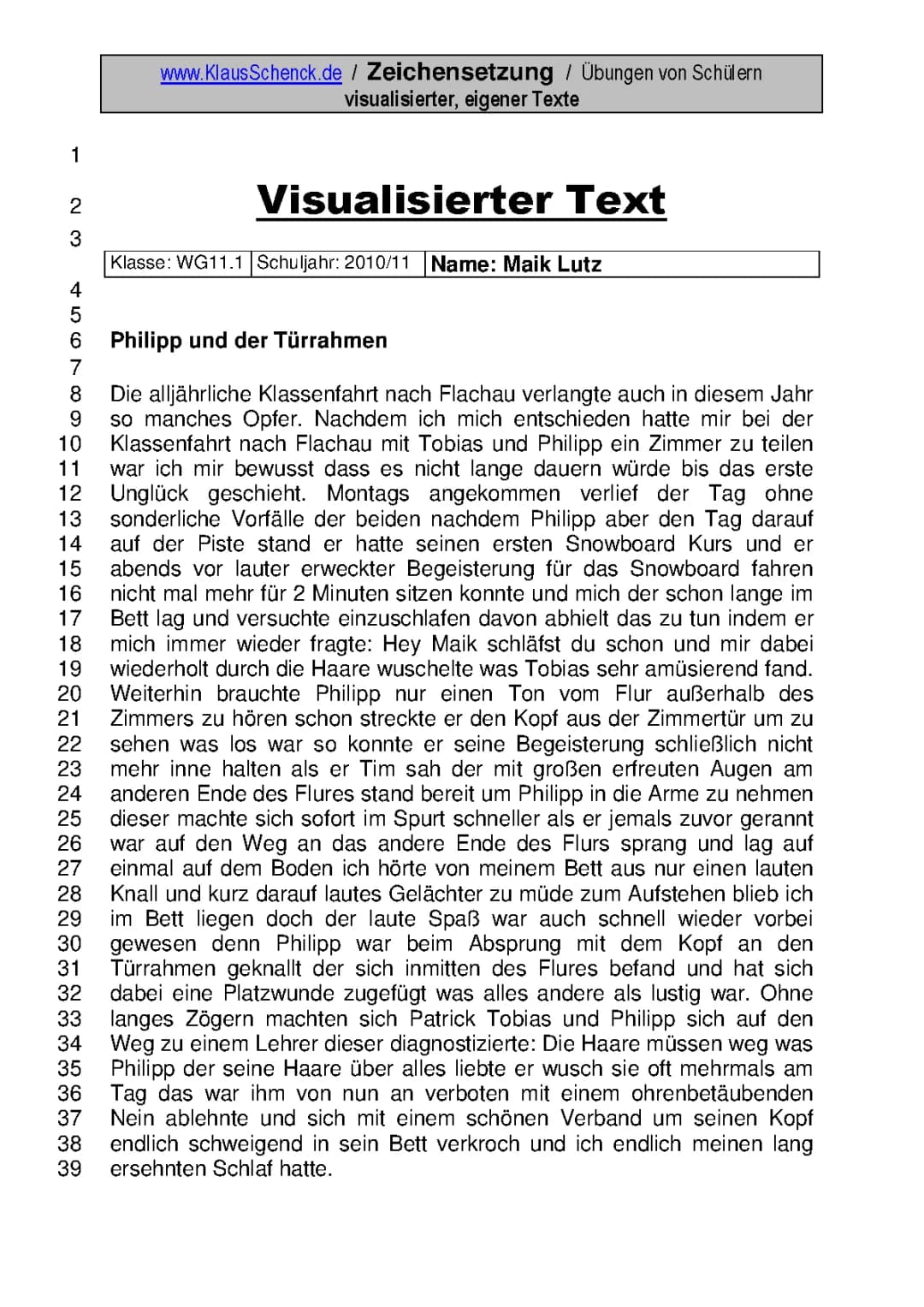 Kommasetzung Übungen für 6. bis 10. Klasse – PDF mit Lösungen
