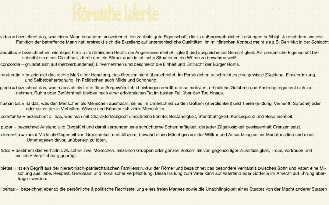 Werte und Tugenden der Römer für Kinder – Antike Gesellschaft erklärt