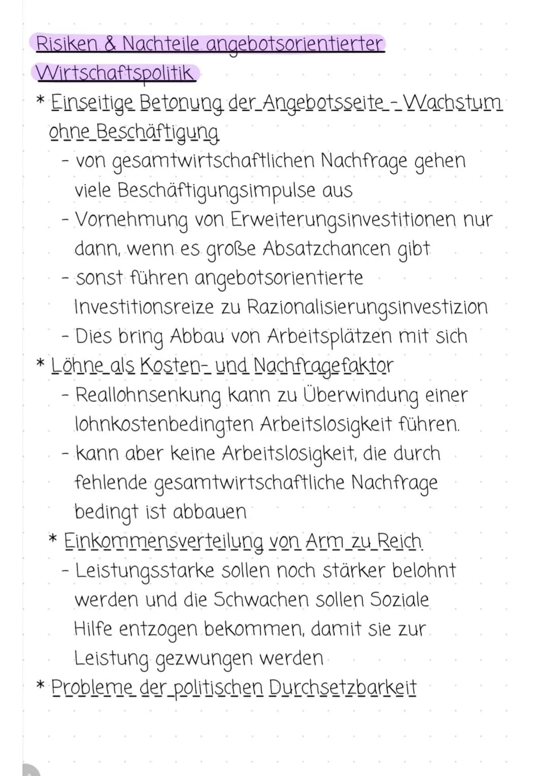 ZIELE VON POLITIK
AntizyklischeFiskalpolitik
(Nachfragepolitik)
Ziele:
- Staatsausgaben und Staatseinnahmen sollen
Schwankungen im Konjunktu