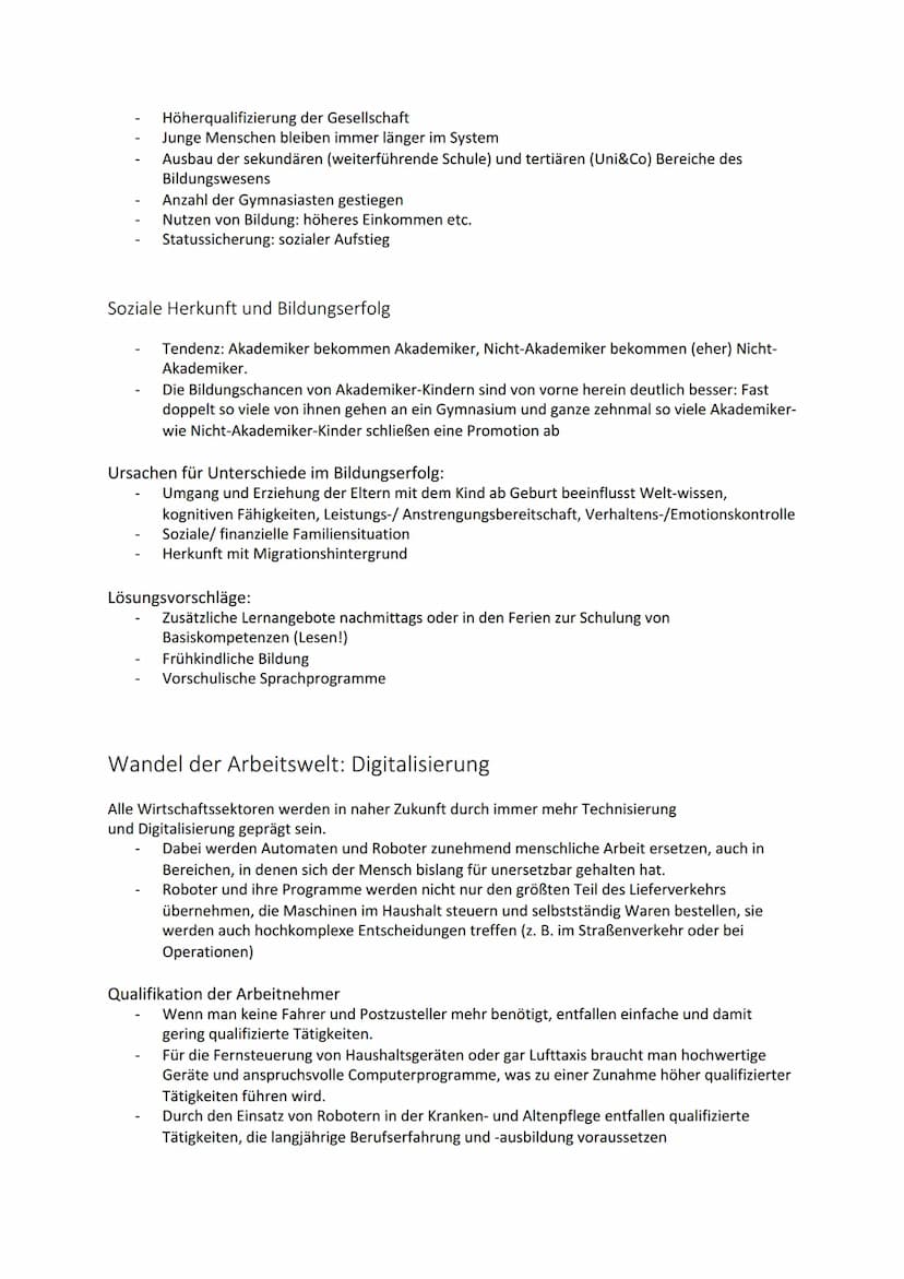 SW Lernzettel
Geschlechterunterschiede auf dem Arbeitsmarkt
Führungs- und Qualitätsanspruch: Frauen fordern seltener mehr Gehalt und sind se