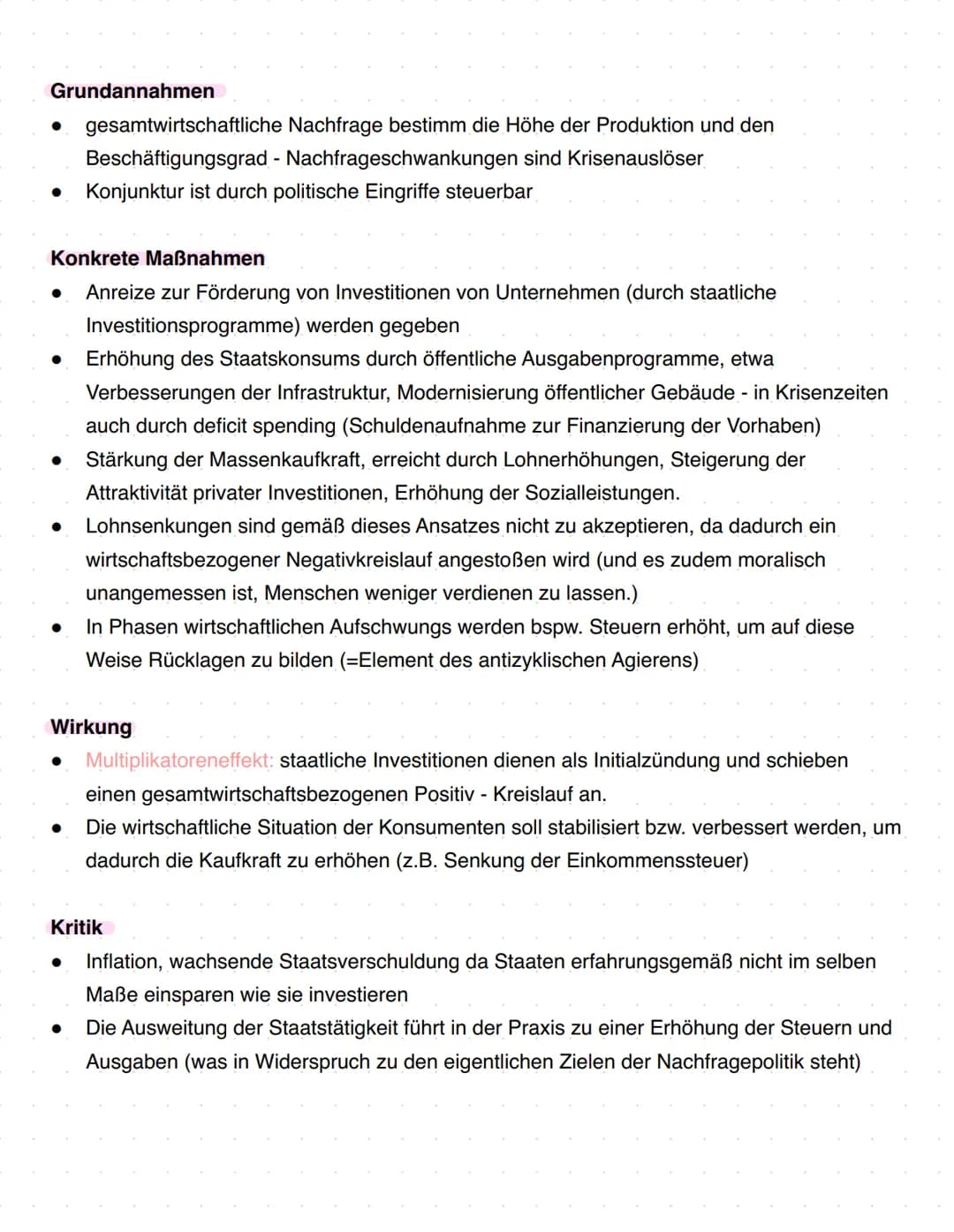Politik und Wirtschaft 22
Q2.1 Konjunkturanalyse und Konjunkturpolitik - Herausforderungen
prozessorientierter Wirtschaftspolitik
Beobachtun