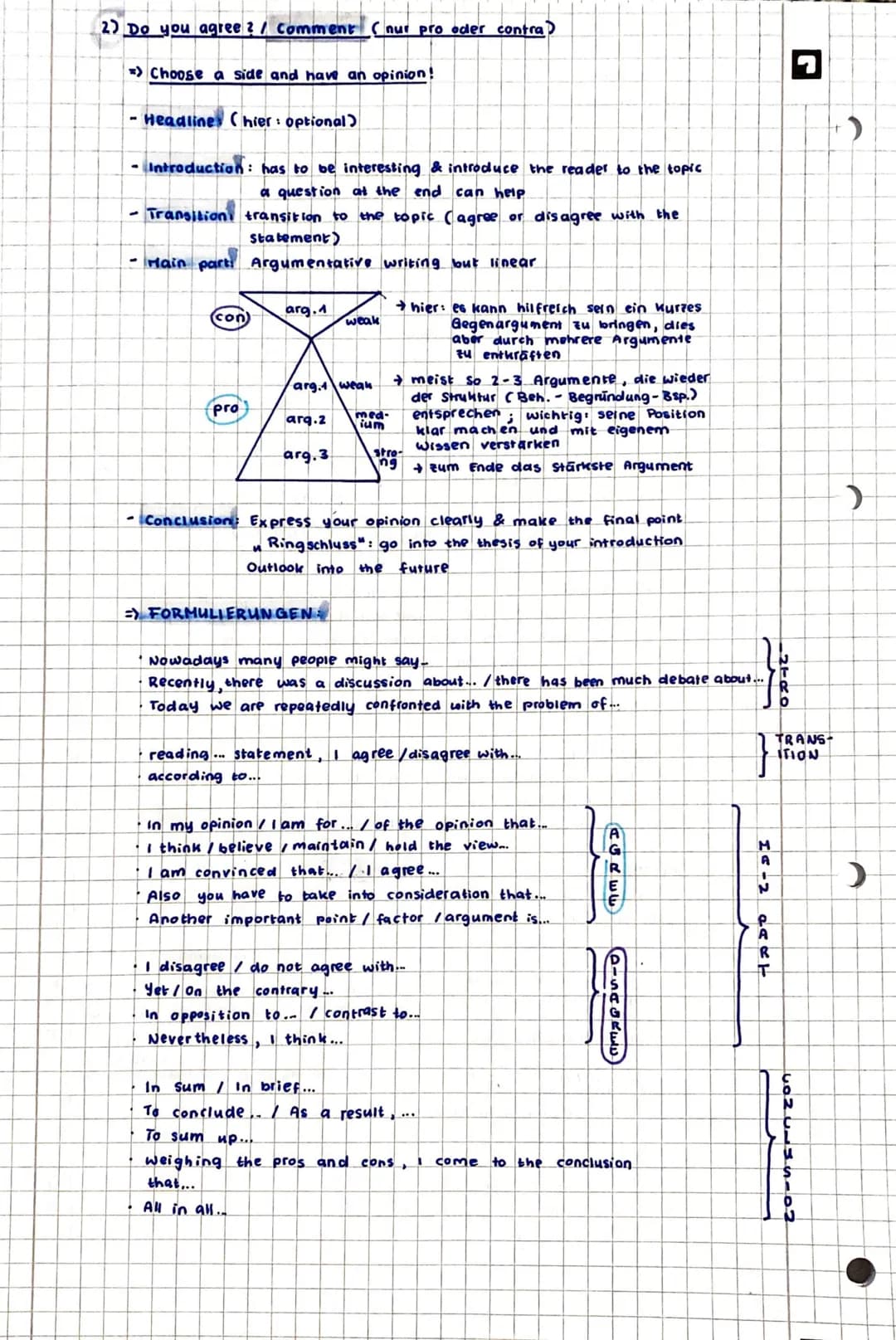 J
-
3
C
JI
Aufbau:
insg. 345 min
Listening comprehension (30 min 20%)
2 Text analysis (35%)
→ Auswahl zwischen 'non-fictional' - & fictional