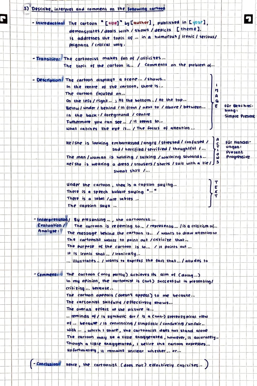 J
-
3
C
JI
Aufbau:
insg. 345 min
Listening comprehension (30 min 20%)
2 Text analysis (35%)
→ Auswahl zwischen 'non-fictional' - & fictional
