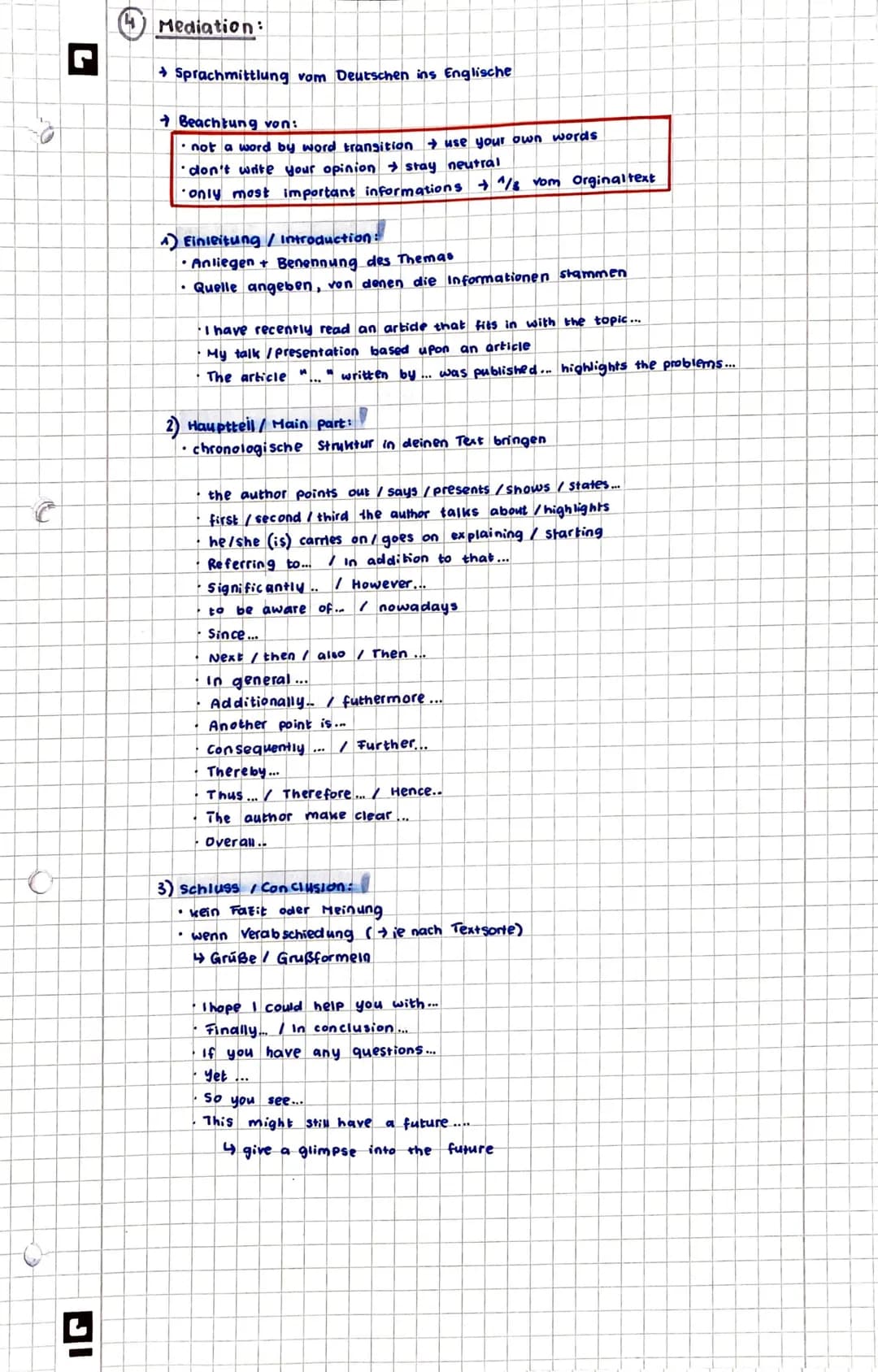 J
-
3
C
JI
Aufbau:
insg. 345 min
Listening comprehension (30 min 20%)
2 Text analysis (35%)
→ Auswahl zwischen 'non-fictional' - & fictional