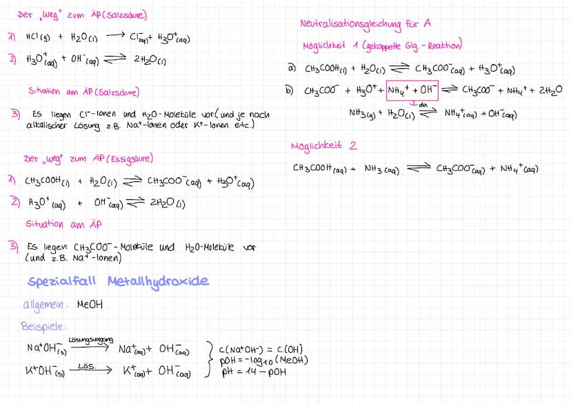 -
Säure-Base
Säuren sind Teilchen, die Protonen abgeben können
→Protonendonator
Definition
Basen sind Teilchen, die Protonen aufnehmen könne