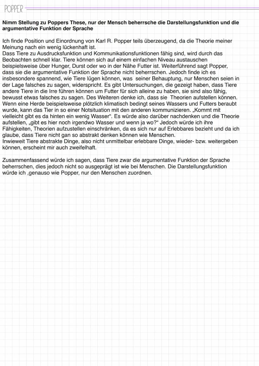 5
10
15
20
25
PL EF
Anthropologie
Stöckmann
Ist Sprache ein Alleinstellungsmerkmal des Menschen?
19.02.21
Arbeitsauftrag:
Untersuche, worin 
