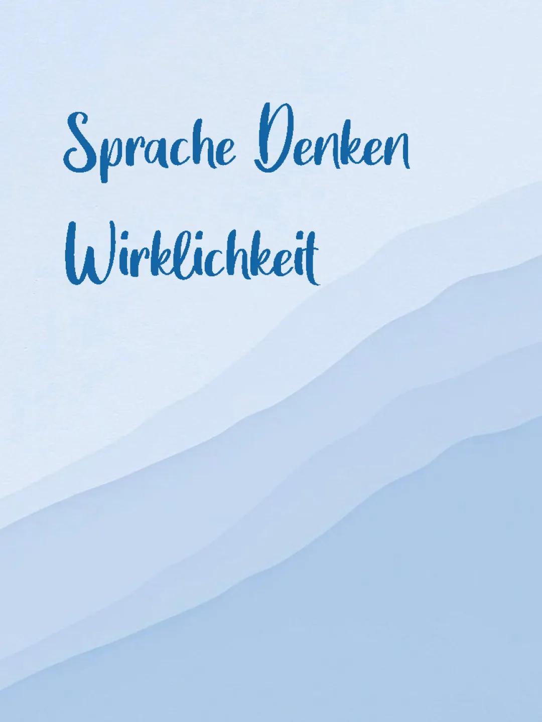 Deutsch LK Abitur 2022-2024 NRW Lösungen, Sprache, Denken, Wirklichkeit, Sapir-Whorf-Hypothese