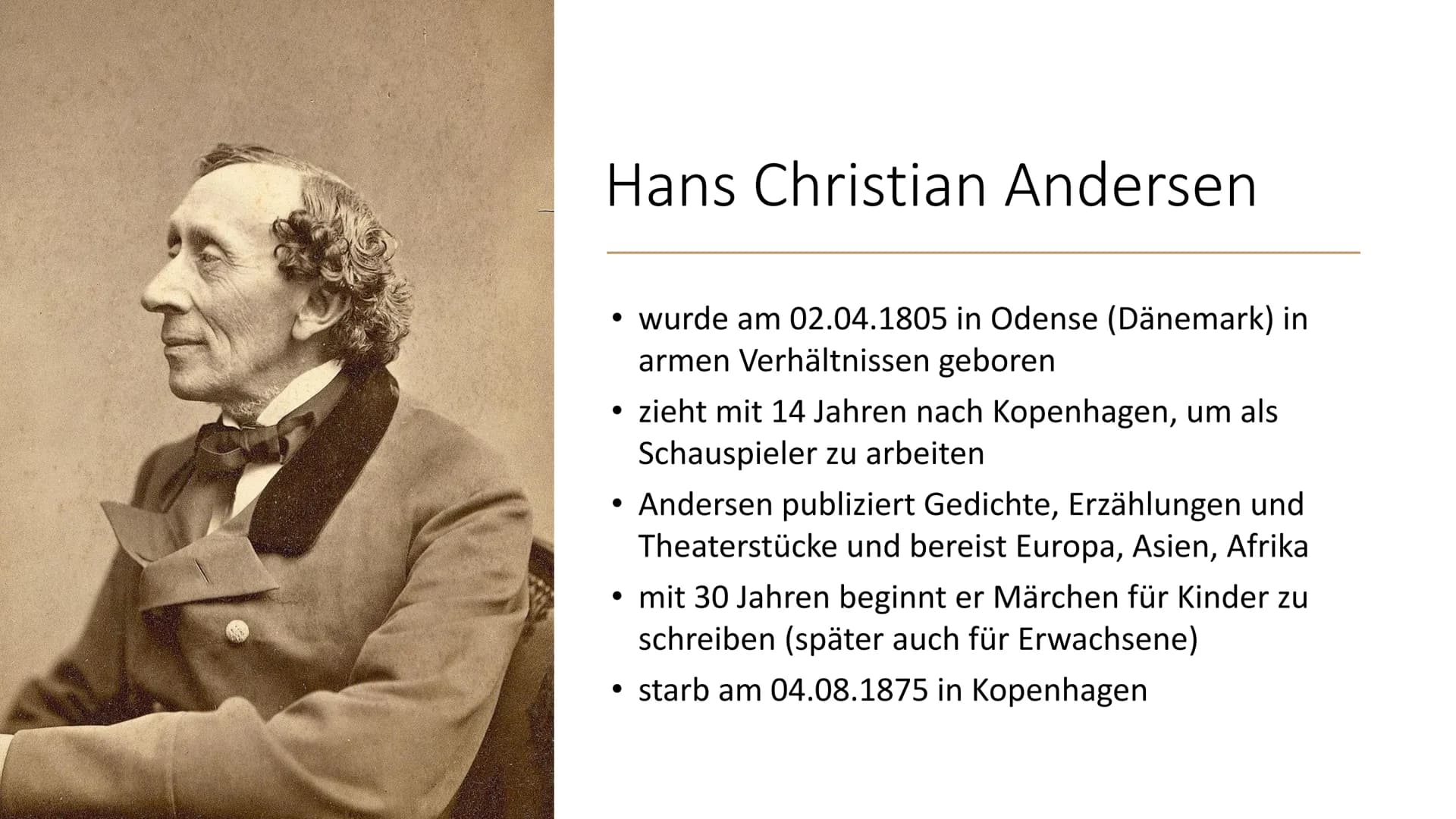 Kunstmärchen
in der Romantik Merkmale Kunstmärchen
• besitzen einen eindeutig zuordbaren
Autor
• sind oftmals komplexer als
Volksmärchen
●
v