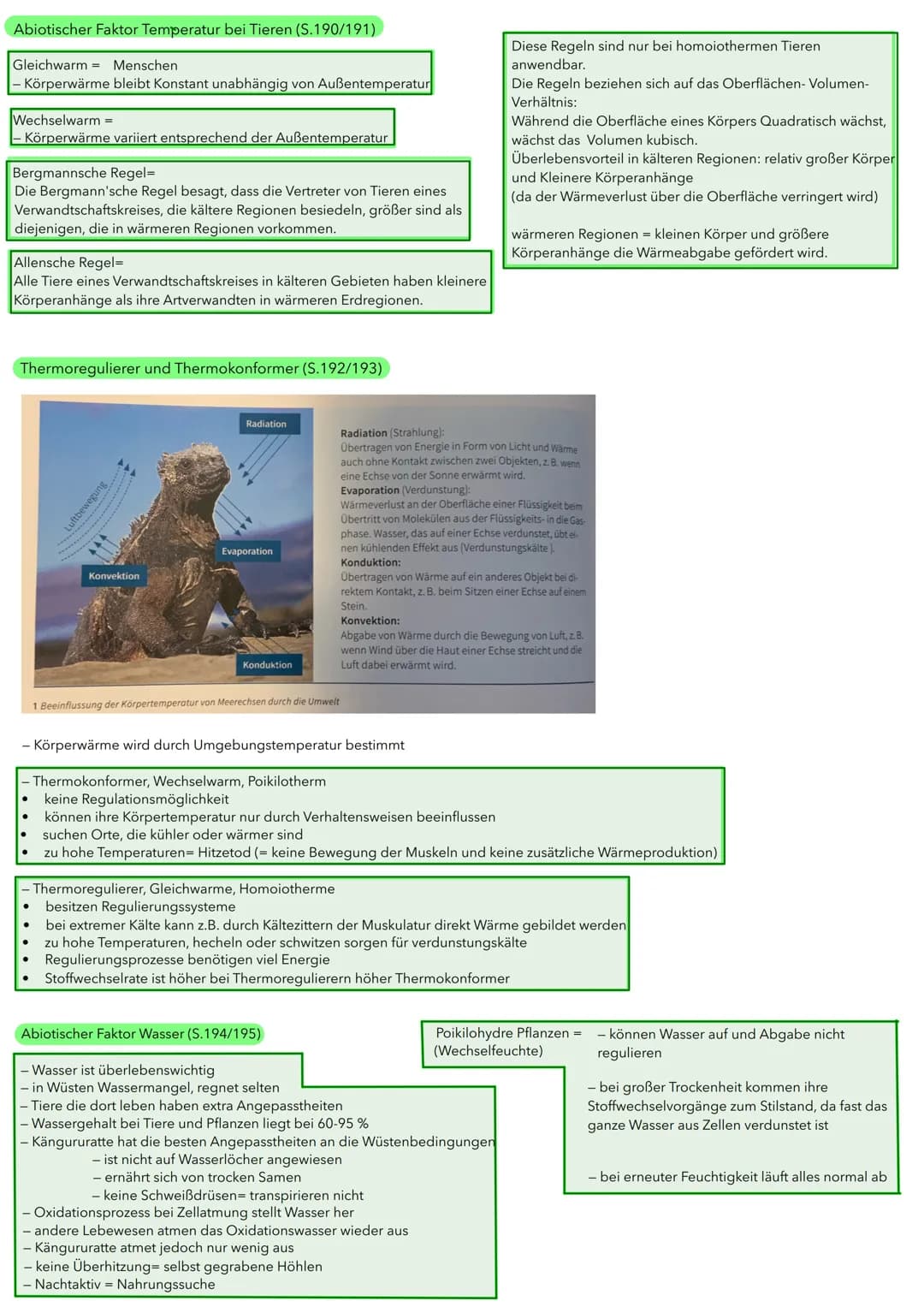 BIOLOGIE ÖKOLOGIE
Abiotische und biotische Faktoren wirken auf Lebewesen (S.186/187)
Biotische Umweltfaktoren:
- Faktoren aus der belebten U