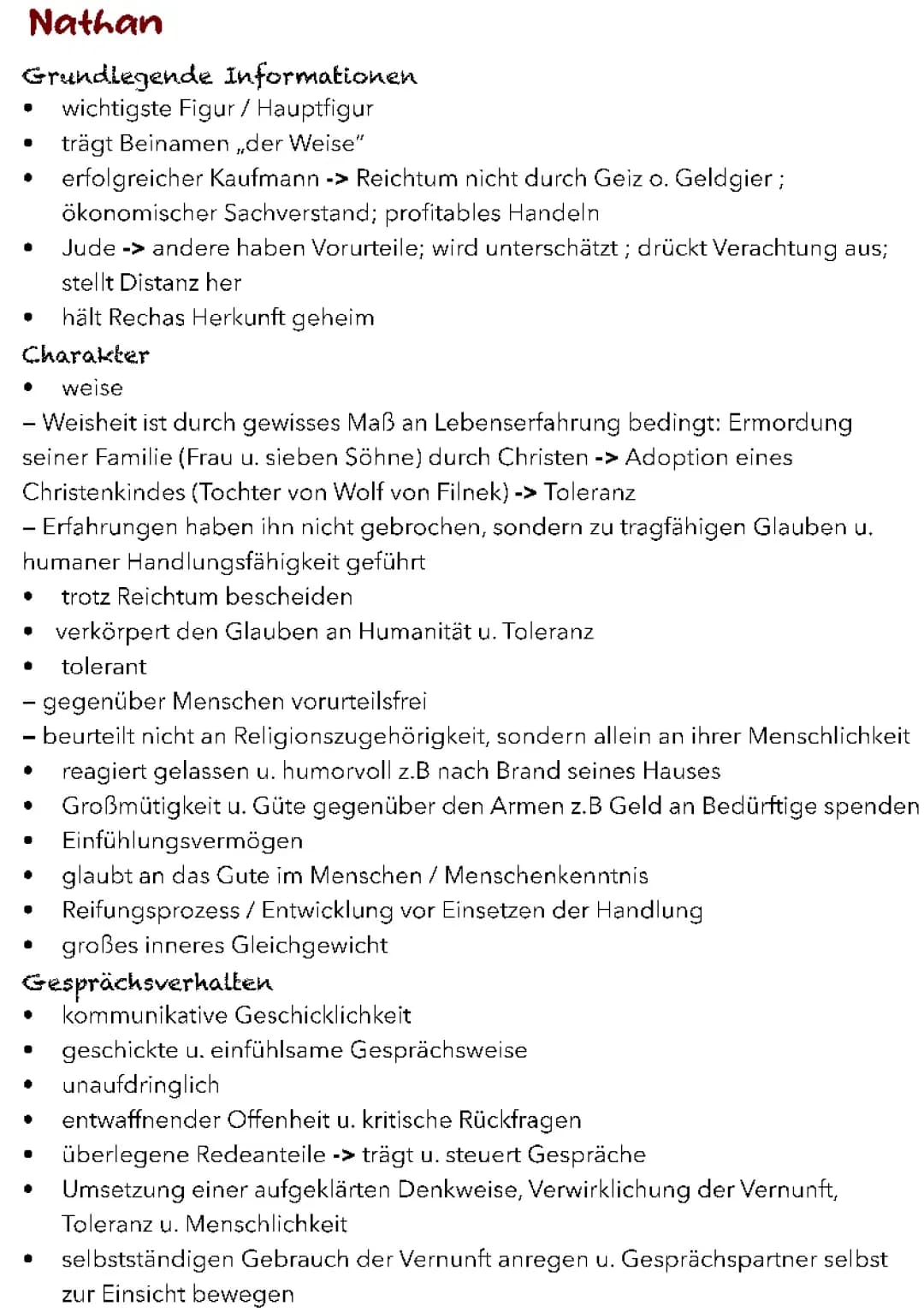 Alle Figuren in Nathan der Weise 