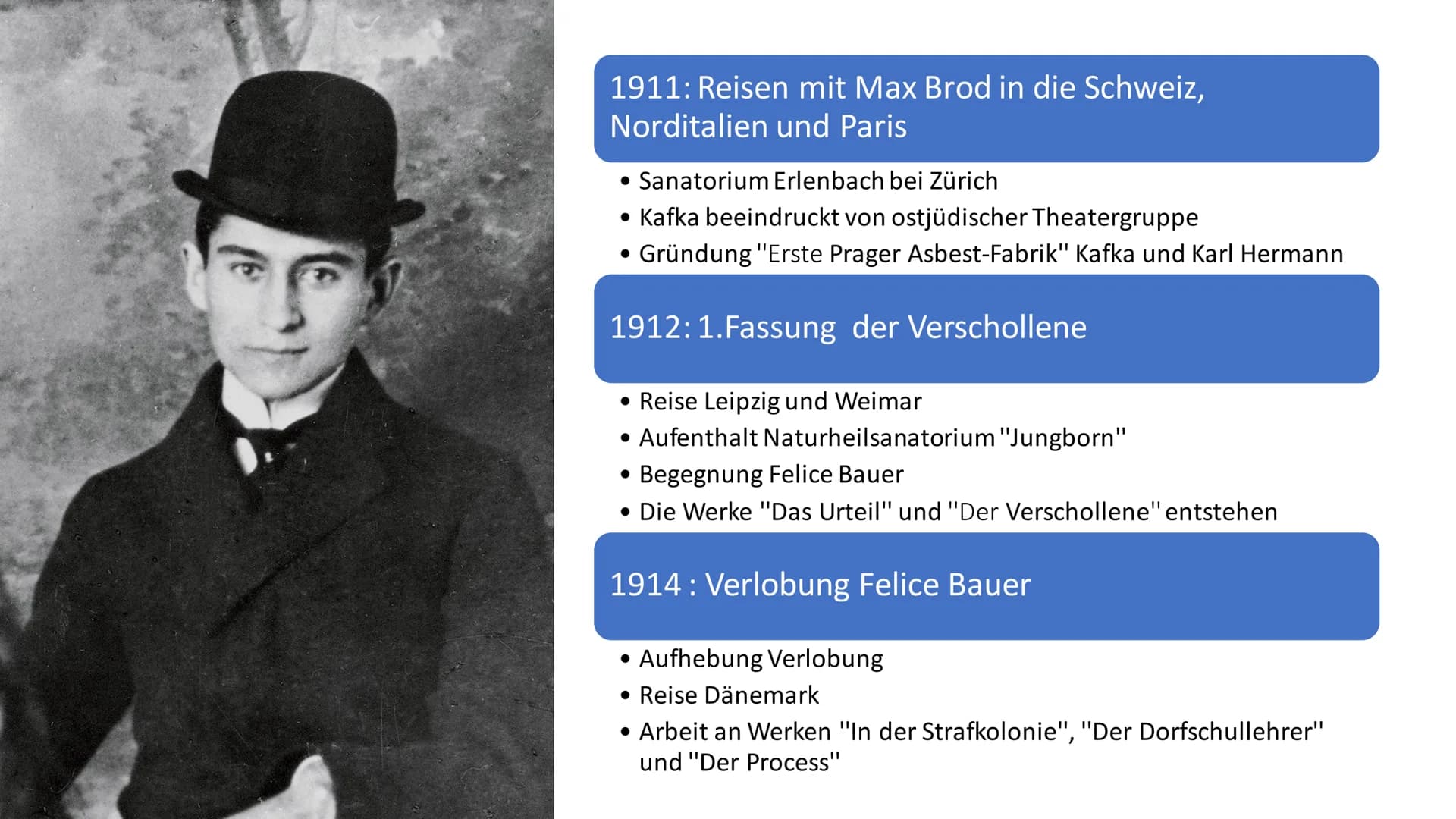 Franz Kafka
(1883-1924)
Von Samo Mirza Oberstufe
Samo Mirza
Franz Kafka
Leben:
* 3. Juli 1883 in Prag, Österreich-Ungarn
Stammte aus wohlhab