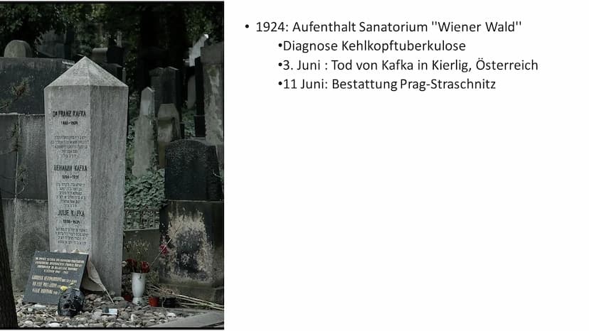 Franz Kafka
(1883-1924)
Von Samo Mirza Oberstufe
Samo Mirza
Franz Kafka
Leben:
* 3. Juli 1883 in Prag, Österreich-Ungarn
Stammte aus wohlhab