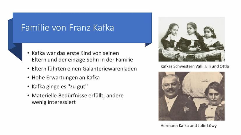 Franz Kafka
(1883-1924)
Von Samo Mirza Oberstufe
Samo Mirza
Franz Kafka
Leben:
* 3. Juli 1883 in Prag, Österreich-Ungarn
Stammte aus wohlhab
