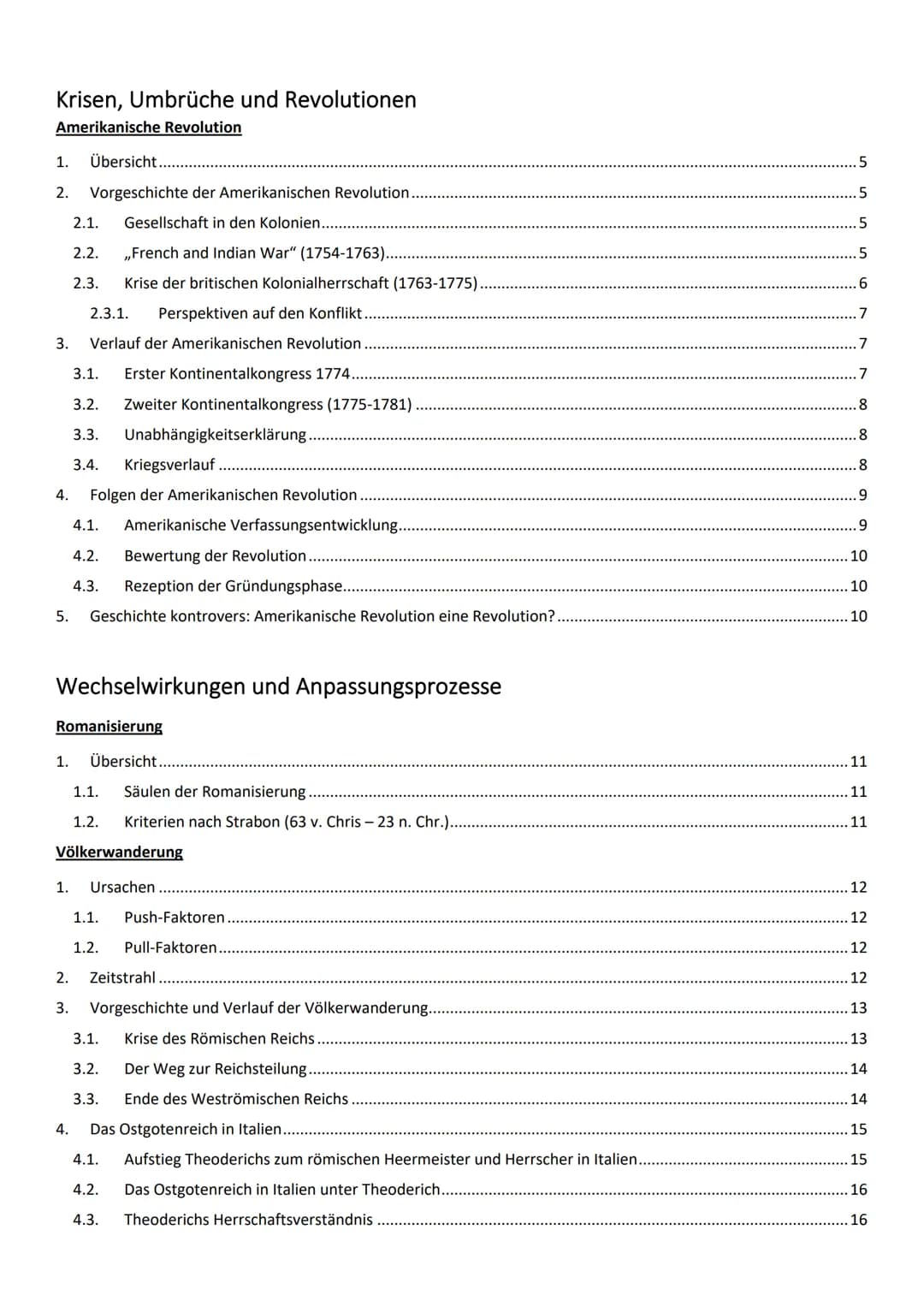 Krisen, Umbrüche und Revolutionen
Amerikanische Revolution
1. Übersicht......
2. Vorgeschichte der Amerikanischen Revolution.
2.1.
Gesellsch