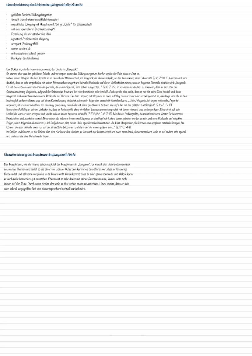 Weltbild:
Doktor
Idealist; Ideal der Freiheit
Körper ist Geist unterworfen
Ideal der Wissenschaft
Begründung:
Weltbilder/Menschenbilder:
lei