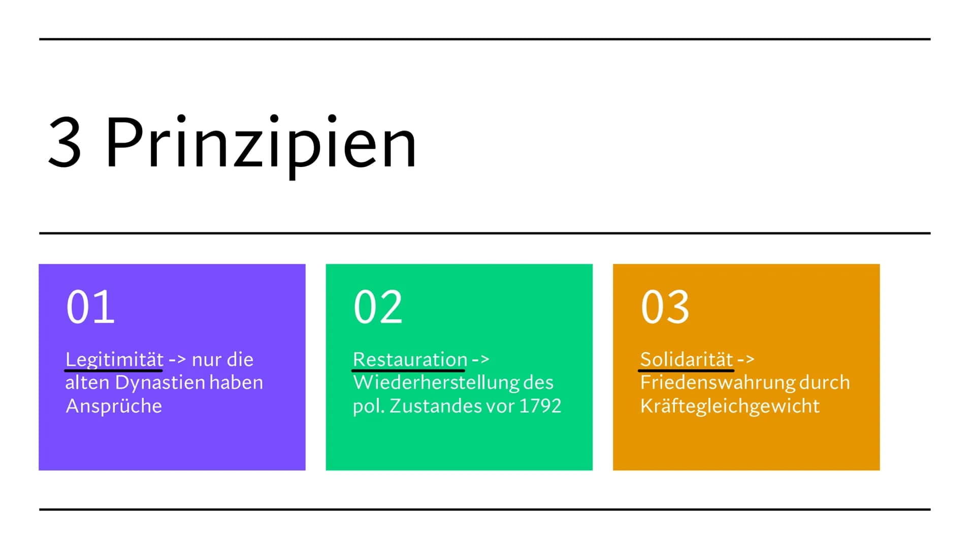 Wiener
Kongress
Fluch oder Segen? Gliederung
Vorgeschichte
Wiener Kongress
3 Prinzipien
Ziele & Ergebnisse
Inwiefern ist der Kongress gelung