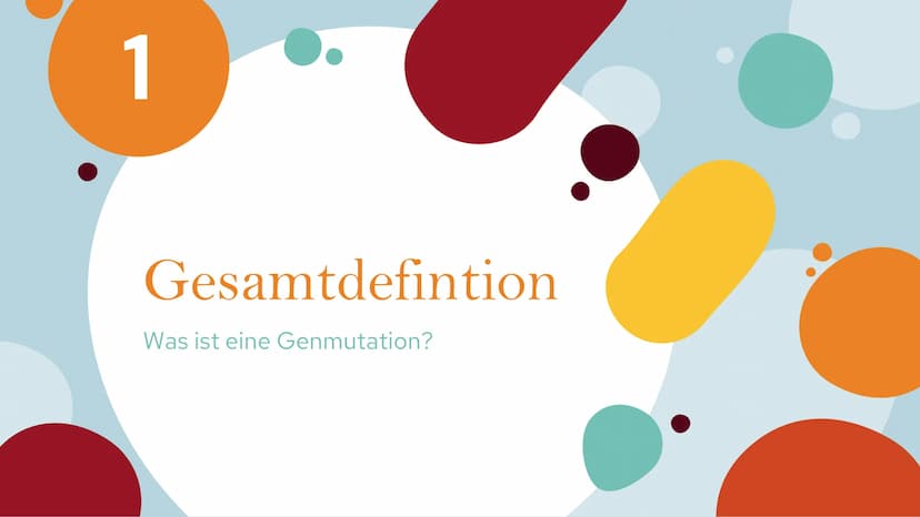 Genmutationen
und ihre
Auswirkung
Antonia, Maren. Mia Gliederung
1.Definiton
Was ist eine Genmutation
2.Punktmutation
-Substitution
stumme M