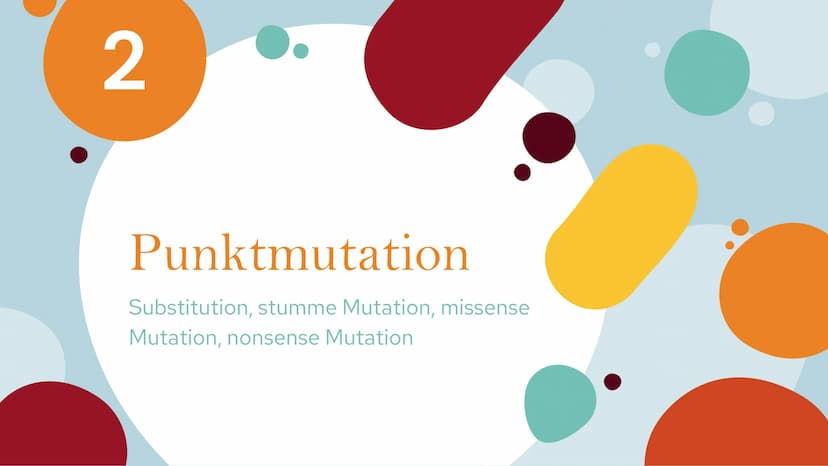 Genmutationen
und ihre
Auswirkung
Antonia, Maren. Mia Gliederung
1.Definiton
Was ist eine Genmutation
2.Punktmutation
-Substitution
stumme M