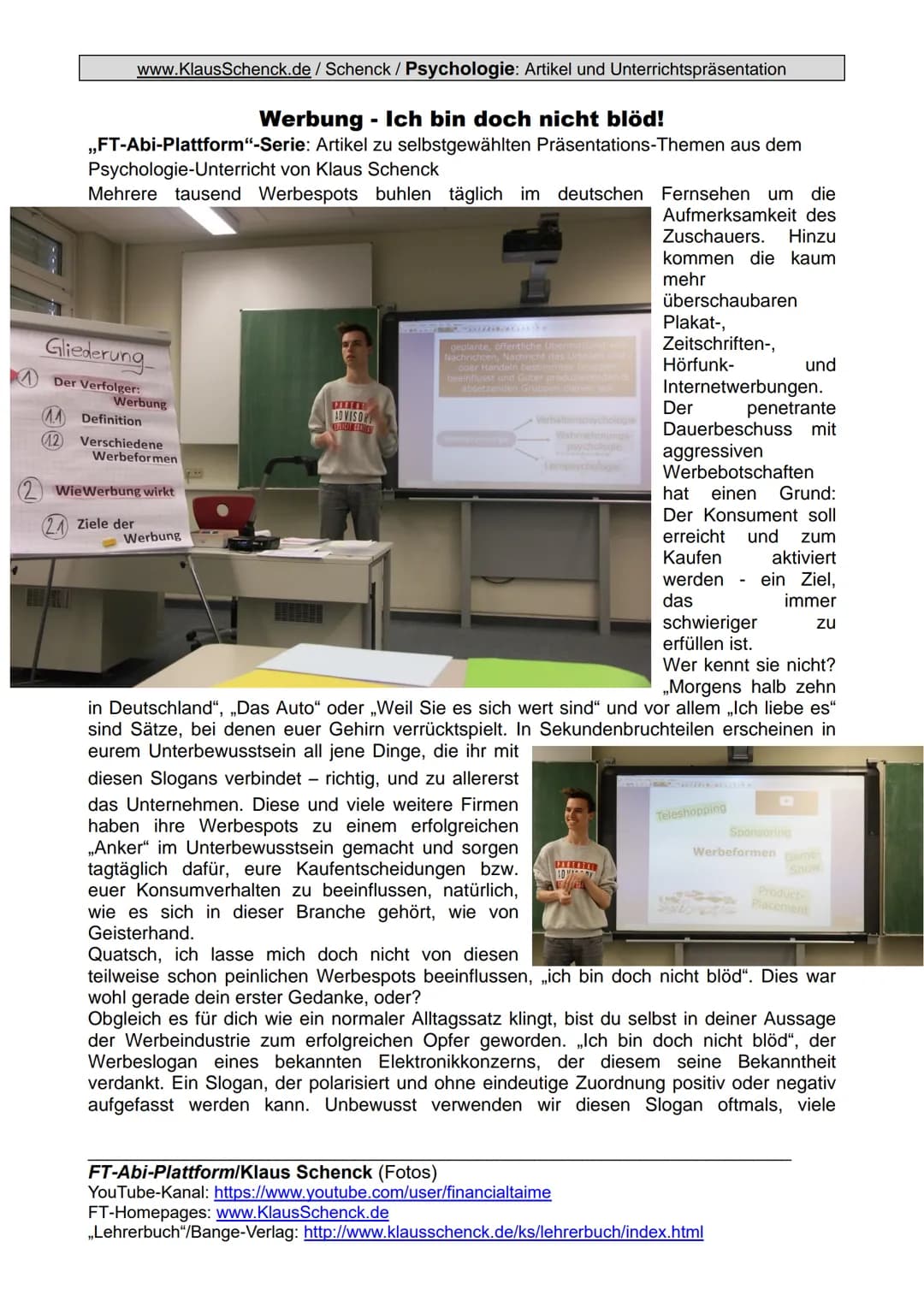 BUY
Werbepsychologie -
Ein Entkommen ist unmöglich
NEWS!!!
Verfasser:
Klasse:
Schule:
Fach:
SALE
Fachlehrer:
Abgabetermin:
Kopiervorlage
Tob