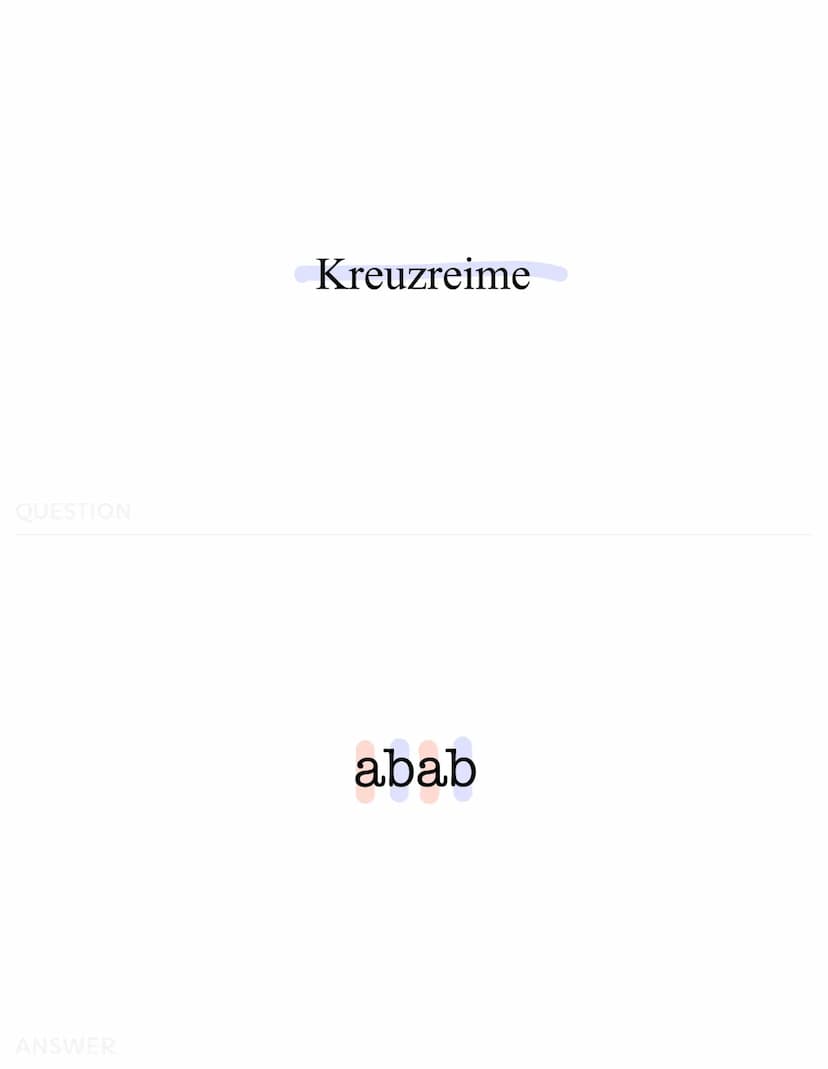 QUESTION
Lyrisches Ich
Lyrisches Ich = Sprecher nicht unbedingt der Autor
- teilt Gefühle, Beobachtungen & Gedanken mit
L₂
Leser kann dadurc