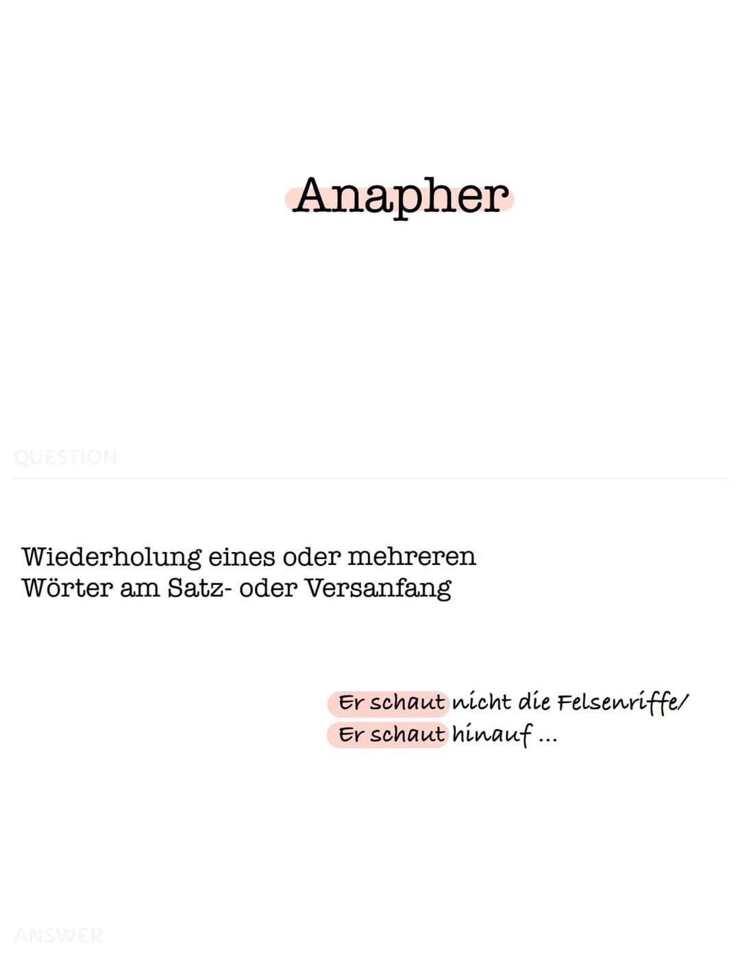 QUESTION
Lyrisches Ich
Lyrisches Ich = Sprecher nicht unbedingt der Autor
- teilt Gefühle, Beobachtungen & Gedanken mit
L₂
Leser kann dadurc