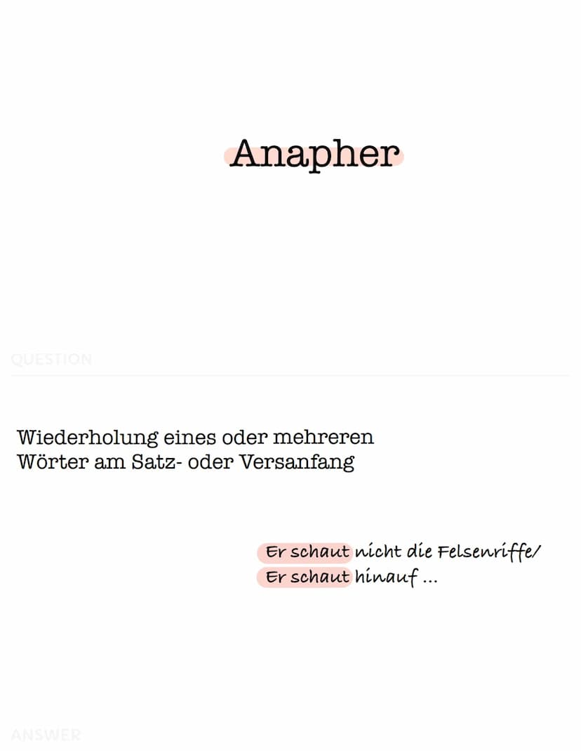 QUESTION
Lyrisches Ich
Lyrisches Ich = Sprecher nicht unbedingt der Autor
- teilt Gefühle, Beobachtungen & Gedanken mit
L₂
Leser kann dadurc