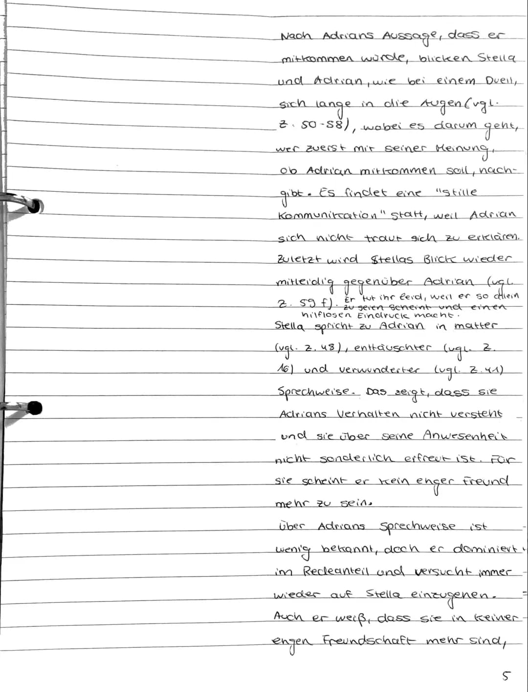 Aufgaben
1
2
·
.
·
Analysieren Sie den Textauszug aus dem Roman "Schneeriese" von Susanne Keller, indem Sie das
Kommunikationsverhalten der 